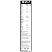 Set ștergătoare auto plate Bosch Aerotwin AR450S Retrofit - 450 mm / 450 mm, 1 pereche ștergătoare față 3