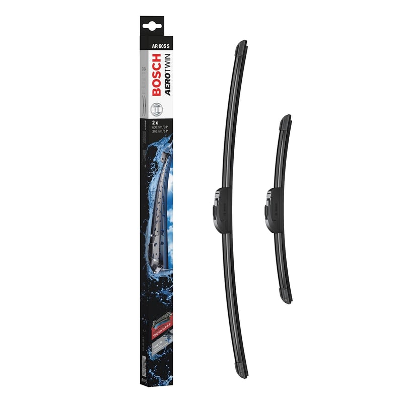 Set ștergătoare Bosch Aerotwin AR605S – 600 mm / 340 mm – set 2 bucăți pentru autoturisme