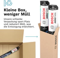 Bosch Aerotwin eAR 653 S set metlica brisača za vjetrobransko staklo - 2 zamjenske metlice s predmontiranim Multi-Clip adapterom - 650 mm i 400 mm 8