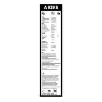 Set lame ștergătoare Bosch Aerotwin Origine X2 - 3 397 118 929 - set premium de ștergătoare pentru parbriz 3
