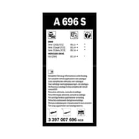 Súprava predných stieračov Bosch Aerotwin Spoiler A696S 3397007696, 2 ks 3