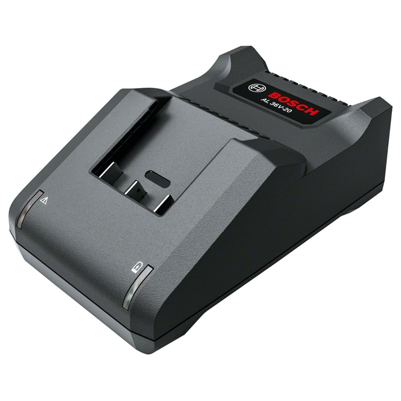 Încărcător acumulator Bosch AL 36V-20 pentru mașinile de tuns iarba Rotak 32-Li, 34-Li, 37-Li, 43-Li și acumulatori Li-ion de 36V