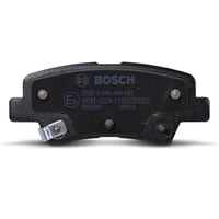 Sada zadných brzdových doštičiek Bosch BP1478 – 4 ks, bez obsahu medi, certifikované ECE-R90, znížené — vykazujú mierne opotrebovanie (stav: pozri 2. obrázok) 4