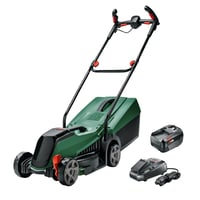 Mașină de tuns iarba cu acumulator Bosch CityMower 18V-32-300, lățime de tăiere 32 cm, pentru suprafețe de până la 300 m², unealtă de grădină fără fir 1
