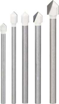 Súprava vrtákov do obkladačiek Bosch CYL-9 Soft Ceramic, 5-dielna – Ø 4, 5, 6, 8, 10 mm – Na mäkké obkladačky a sklo, Professional 1