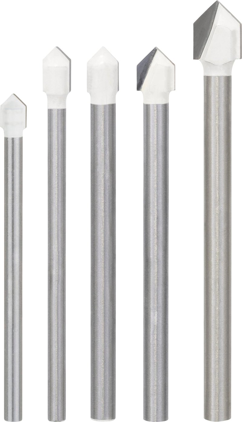 Súprava vrtákov do obkladačiek Bosch CYL-9 Soft Ceramic, 5-dielna – Ø 4, 5, 6, 8, 10 mm – Na mäkké obkladačky a sklo, Professional