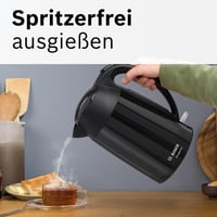 Bosch DesignLine TWK3P423 Vezeték nélküli Vízforraló 1,7L, 2400W, Fekete 6