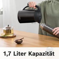 Bosch DesignLine TWK3P423 Vezeték nélküli Vízforraló 1,7L, 2400W, Fekete 7