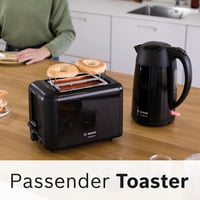 Bosch DesignLine TWK3P423 Vezeték nélküli Vízforraló 1,7L, 2400W, Fekete 3