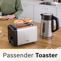 Bosch DesignLine TWK4P440 vezeték nélküli vízforraló 1,7L rozsdamentes acél 3