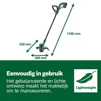 Akumulátorový vyžínač Bosch EasyGrassCut 18V-26 – záber 26 cm, bez akumulátora 6