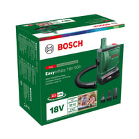 Pompă de aer electrică Bosch EasyInflate 18V-500 pentru saltele gonflabile - Umflare și dezumflare, cu acumulator de 2,0 Ah, sistem 18V 7