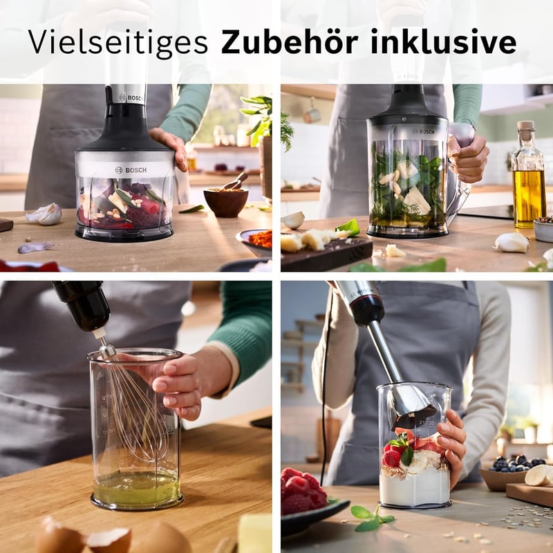 Bosch ErgoMaster Series 6 Kézi Turmixgép 1000W Rozsdamentes Acél Pengékkel