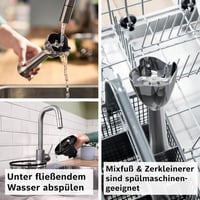 Bosch ErgoMaster Series 6 Kézi Turmixgép 1000W Rozsdamentes Acél Pengékkel 10