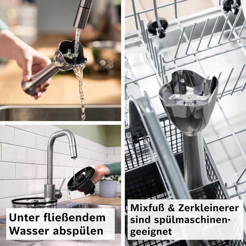 Bosch ErgoMaster Series 6 Kézi Turmixgép 1000W Rozsdamentes Acél Pengékkel