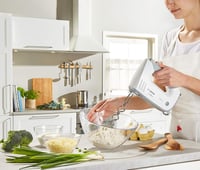 Bosch ErgoMixx MFQ36400 kézi mixer 450W, 5 fokozat + turbo, rozsdamentes acél 2