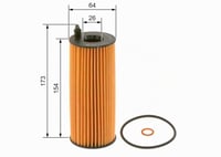 Bosch F026407072 olajszűrő személyautóhoz - Eredeti Bosch minőség 2