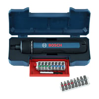 Șurubelniță cu acumulator Bosch GO 3 cu set de 8 biți, suport pentru biți, cablu USB-C și mini-valiză 7