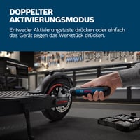 Șurubelniță cu acumulator Bosch GO 3 cu set de 8 biți, suport pentru biți, cablu USB-C și mini-valiză 3