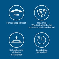Zadný stierač Bosch H252 Exact Fit – 250 mm 4