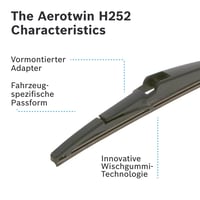 Zadný stierač Bosch H252 Exact Fit – 250 mm 6