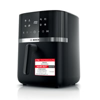 Friteuză cu aer cald Bosch MAF462B0 Seria 4 XL, 6,1 L, Negru, 7 Programe, Ecran tactil, Funcții de decongelare și menținere la cald, gătire cu 60% mai rapidă 1