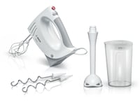 Ručný šľahač Bosch MFQ3540, 450 W, 5 rýchlostí, s príslušenstvom – biely 1