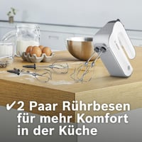 Bosch MFQ4835DE premium hand mixer, plastic, white / chrome 3