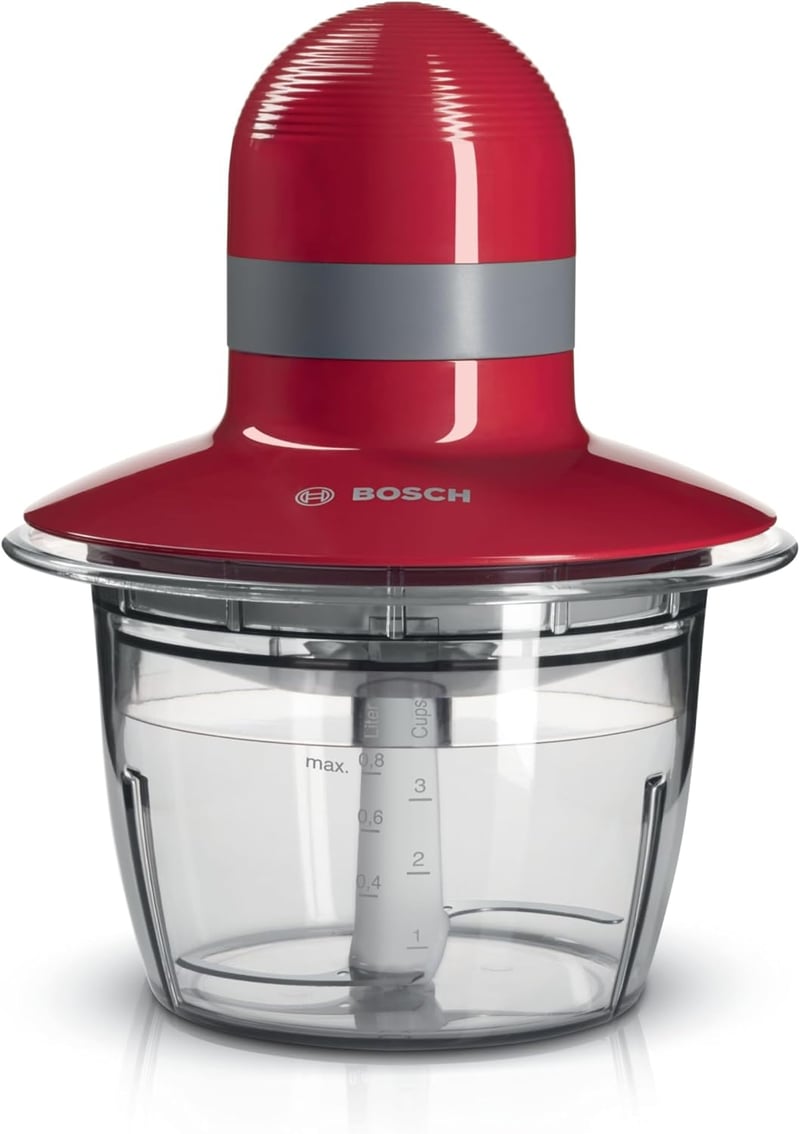 Bosch MMR08R2 Elektromos Aprító 400W Rozsdamentes Pengék 800ml Tartály Piros
