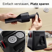 Mlynček na mäso Bosch MultiPower MFWS840M Serie 8, 2500 W, 3 dierované kotúče (3/4,5/8 mm), nehrdzavejúca oceľ, vhodný do umývačky riadu, čierny 7