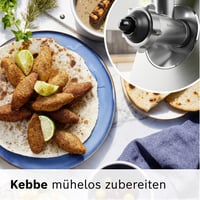 Mlynček na mäso Bosch MultiPower MFWS840M Serie 8, 2500 W, 3 dierované kotúče (3/4,5/8 mm), nehrdzavejúca oceľ, vhodný do umývačky riadu, čierny 9