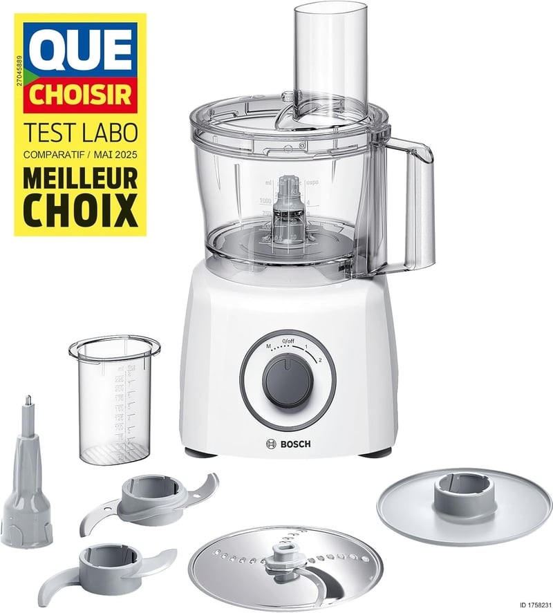 Bosch MultiTalent 3 MCM3100W 800W Konyhai Robotgép 20 Funkcióval Fehér