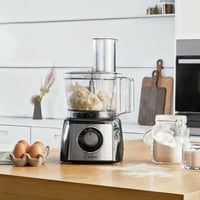 Bosch MultiTalent 3 MCM3501M Kompakt Konyhai Robot - 800 W, 2,3 L Tál, 50+ Funkció, Vágás, Darálás, Szeletelés, Reszelés, Dagasztás, Fekete 3