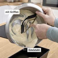 Bol inox Bosch MUZ5ER2 3,9 L - pentru roboți de bucătărie Serie 4, lavabil în mașina de spălat vase, capacitate max. 2,7 kg aluat 4