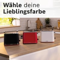 Bosch MyMoment TAT3M123 Kompakt Kenyérpirító Rozsdamentes Fekete 800W 7