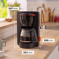 Filtračný kávovar Bosch MyMoment TKA3M133, 1,25 l sklenená kanvica, na 10 – 15 šálok, 60-minútové udržiavanie teploty, systém proti odkvapkávaniu, 1200 W, matná čierna 2