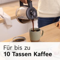 Filtračný kávovar Bosch MyMoment TKA3M133, 1,25 l sklenená kanvica, na 10 – 15 šálok, 60-minútové udržiavanie teploty, systém proti odkvapkávaniu, 1200 W, matná čierna 4