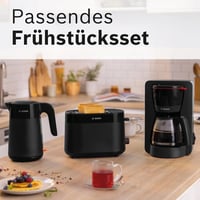 Bosch MyMoment TWK2M163 Vezeték nélküli vízforraló 1,7L, 2400W, automata kikapcsolás, matt fekete 10