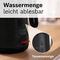 Bosch MyMoment TWK2M163 Vezeték nélküli vízforraló 1,7L, 2400W, automata kikapcsolás, matt fekete 8