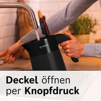 Bosch MyMoment TWK2M163 Vezeték nélküli vízforraló 1,7L, 2400W, automata kikapcsolás, matt fekete 7