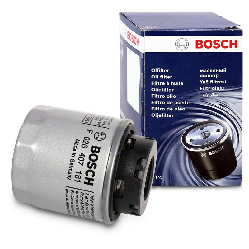 Olejový filter Bosch P7181 pre autá – náhradný olejový filter F026407181 pre osobné automobily