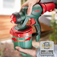 Sistem de vopsit prin pulverizare Bosch PFS 5000 E, 1200 W, 2 rezervoare de 1000 ml, pentru vopsea de perete, lac și lazură 3