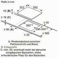 Plită electrică Bosch PKE611FN8E Seria 6, 4 zone de gătit, 60 cm, 6900 W, Negru 5