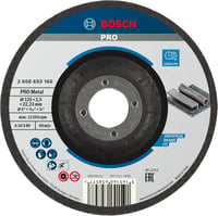 Bosch PRO Fémvágó Tárcsa 125 x 2,5 x 22,23 mm Süllyesztett Sarokcsiszoló Vágókorong Fémhez 1