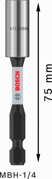 Bosch PRO Standard Bit Holder Impact bithosszabbító, 75 mm 3