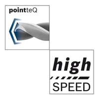 Bosch Professional HSS špirálový vrták PointTeQ na kov, so zúženou stopkou, 12 x 101 x 151 mm, pre akumulátorové skrutkovače 7