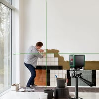 Bosch Quigo Green keresztvonalas zöld lézer szintező állvánnyal, újrahasznosított műanyag ház 5