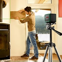Bosch Quigo Green keresztvonalas zöld lézer szintező állvánnyal, újrahasznosított műanyag ház 4