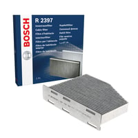 Aktívny uhlíkový peľový filter do kabíny Bosch R2397 – Proti nepríjemným zápachom, peľu a prachu, 1 ks 1