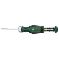 Șurubelniță cu clichet Bosch cu set de biți, set de 12 piese, verde, cu suport magnetic pentru biți, cuplu ridicat, ediția Amazon 1